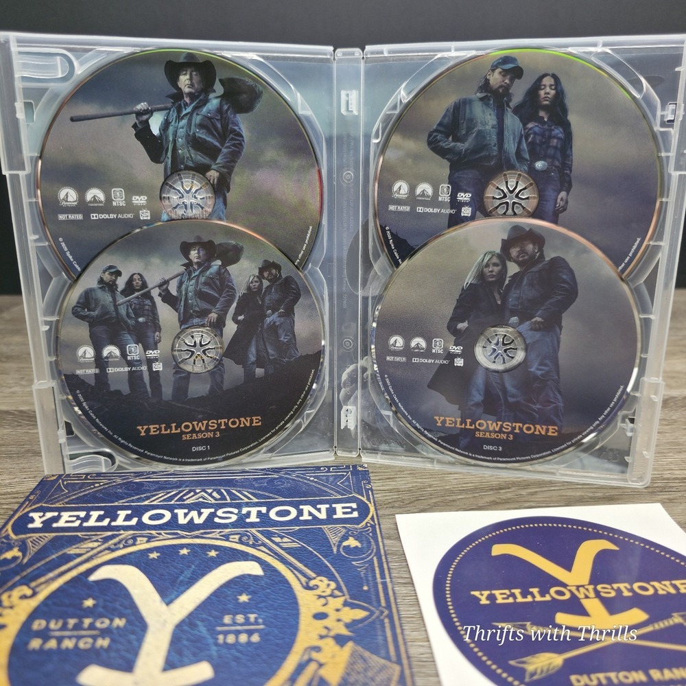 Yellowstone: Season 3 (DVD, 2020) - Picture 2 of 16